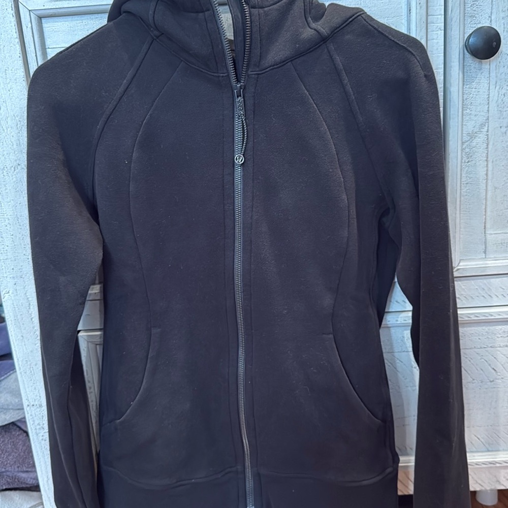Black Lululemon Full Zip Scuba